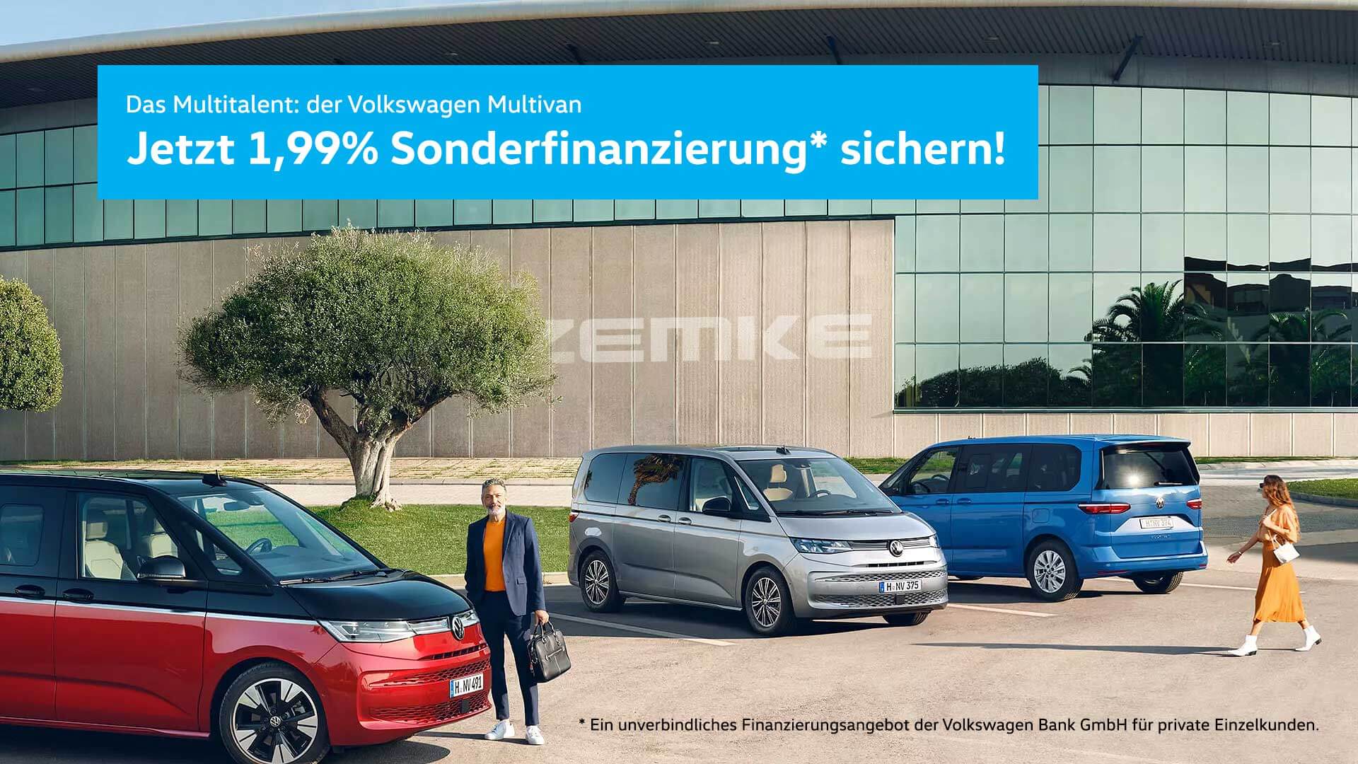 VW Multivan mit 1,99% Sonderfinanzierung