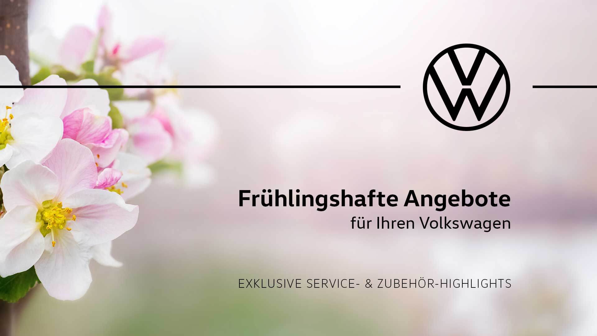 Volkswagen Service Angebote für den Frühling