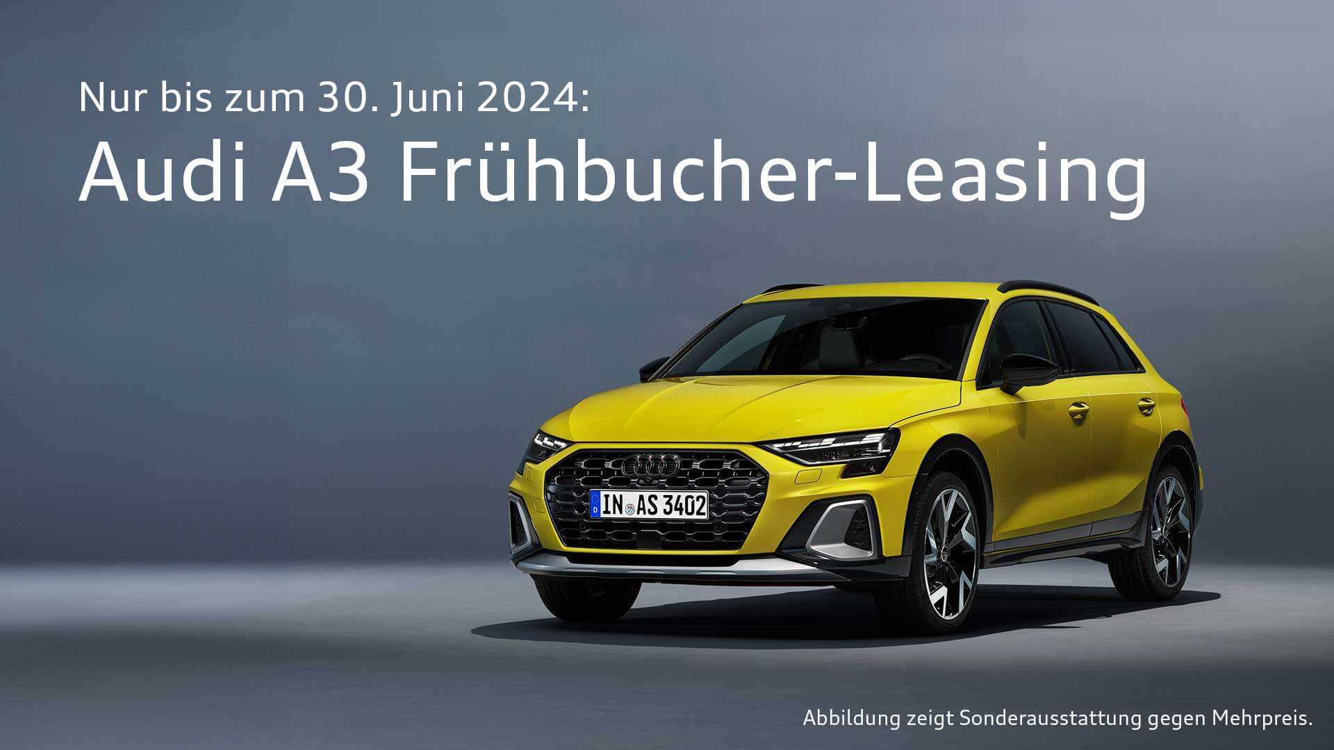 Exklusives Frühbucher-Leasing für den neuen Audi A3 allstreet