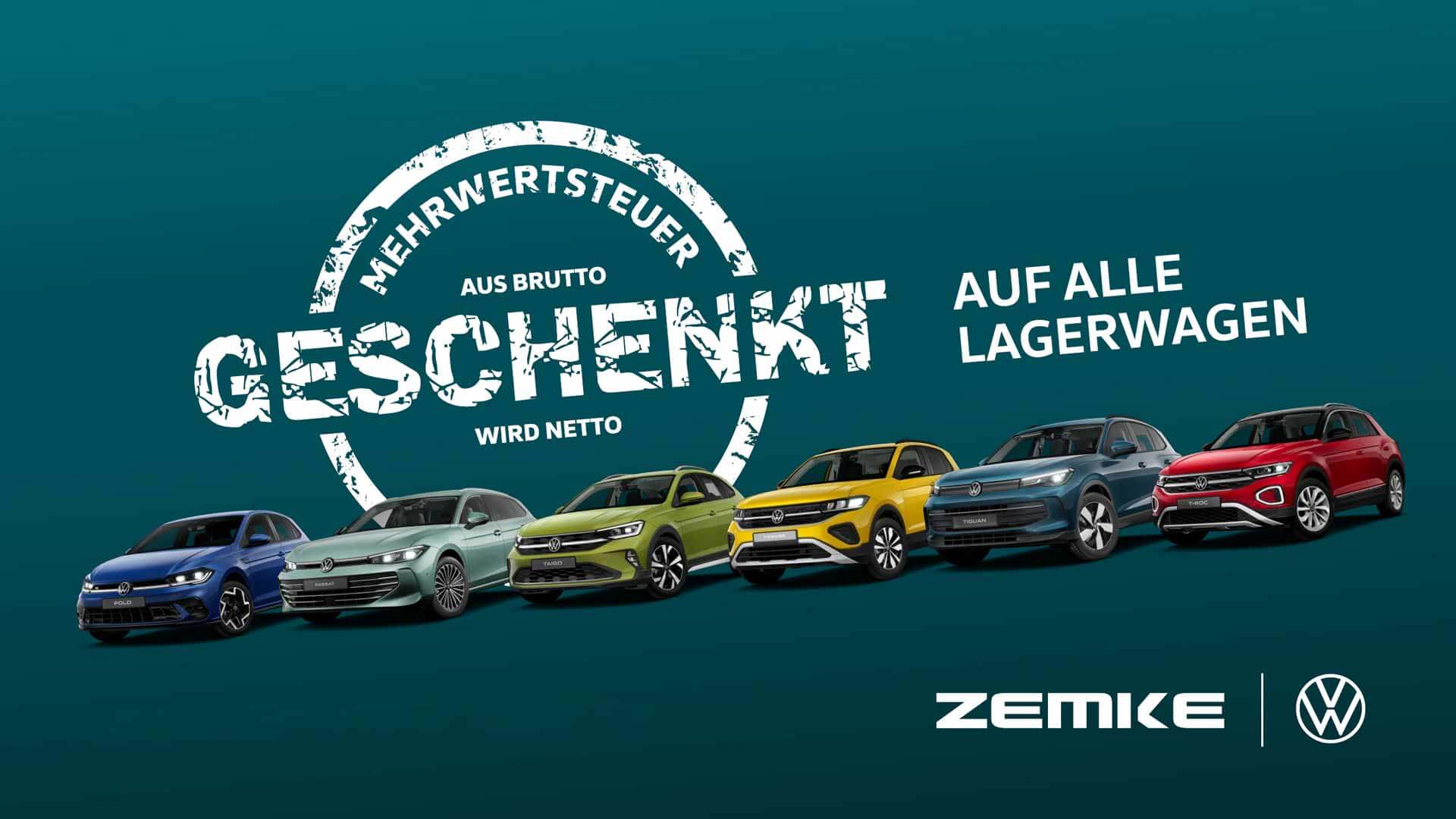 Wir schenken Ihnen die Mehrwertsteuer