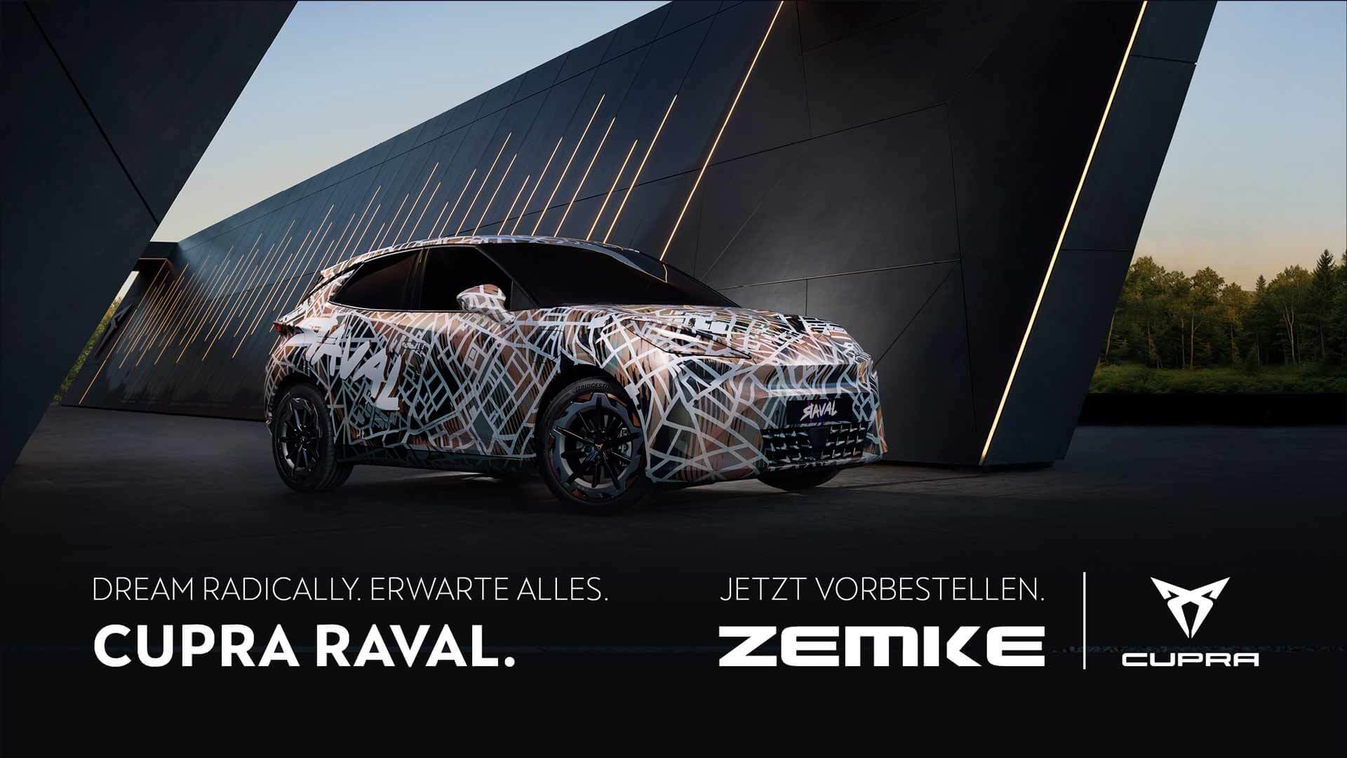 Prägt eine neue Zeit: der CUPRA Raval | ZEMKE Autohaus Bernau GmbH