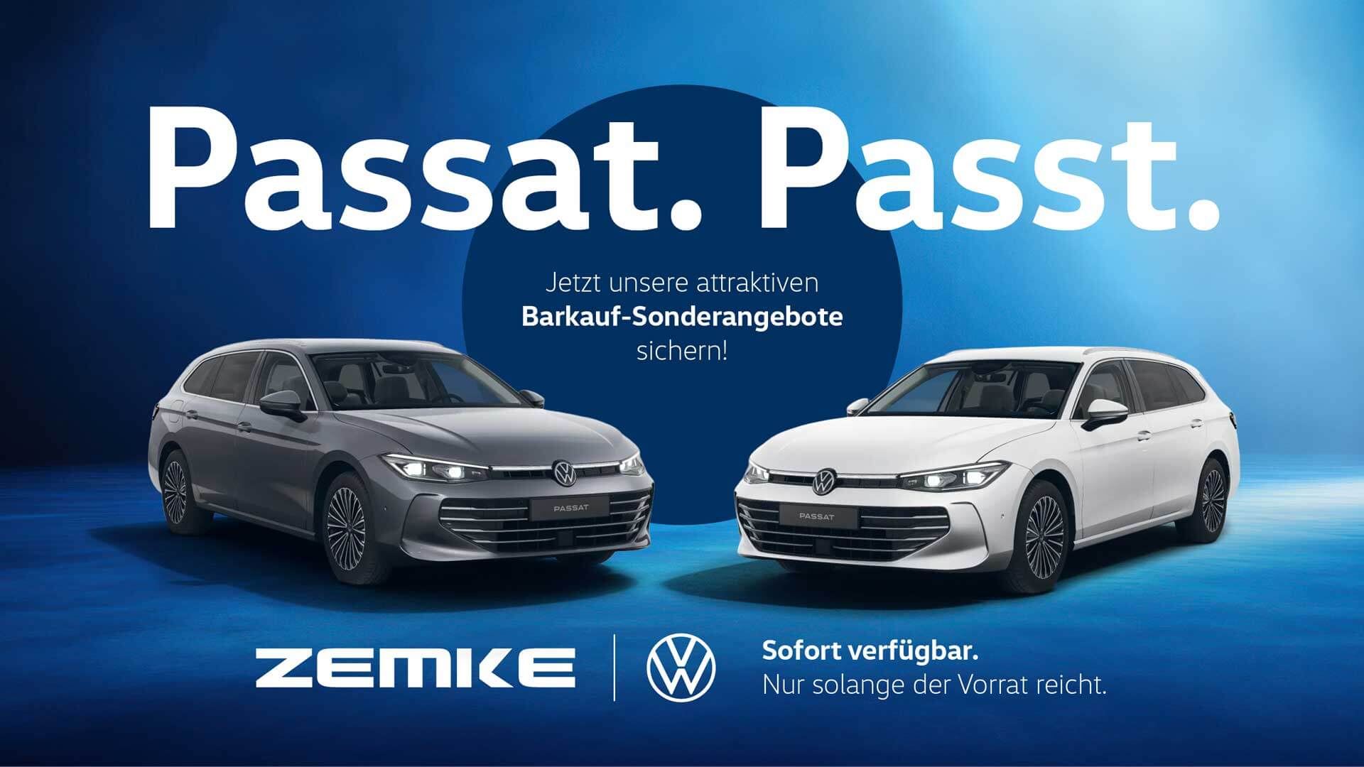 Passat. Passt. | ZEMKE Autohaus Bernau GmbH