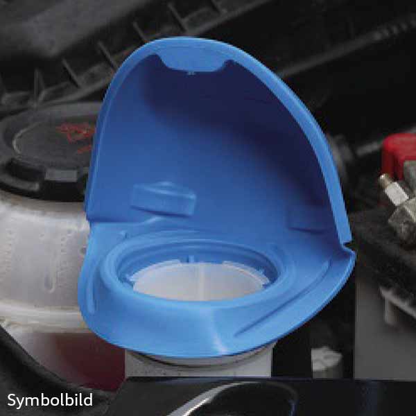 Verschlussdeckeltrichter für Scheibenwischwasserbehälter