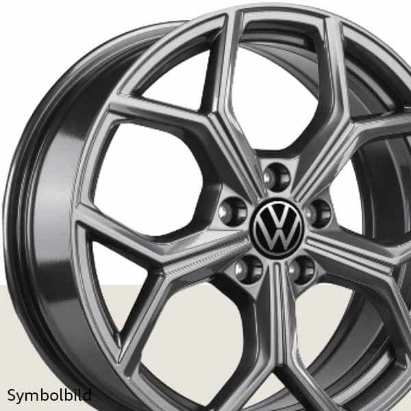 Volkswagen Original Leichtmetallfelge, Huntsville, adamantium dark