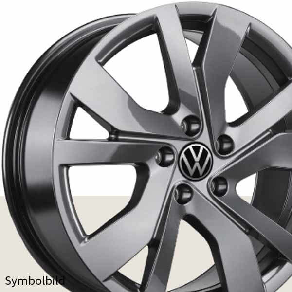 Volkswagen Original Leichtmetallfelge, Rockingham, adamantium dark