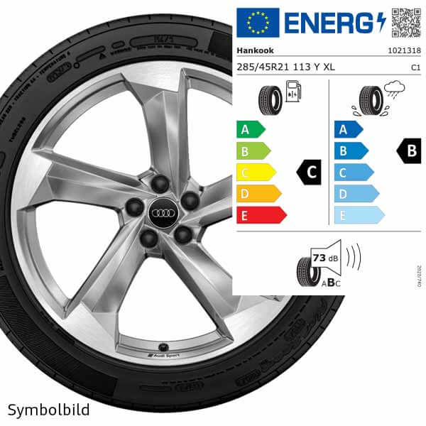 Sommerrad Audi Sport 5-Arm-Turbine, Hankook Ventus S1 evo³, Audi Q8