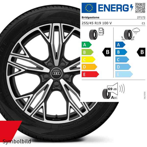 Sommerrad Audi Sport 5-Doppelspeichen-Peak, Bridgestone Turanza, Audi Q3