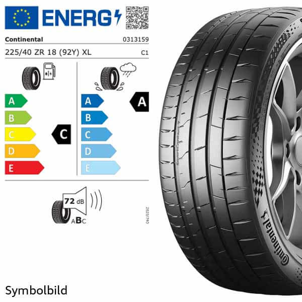 Sommerreifen Continental Sport Contact 7 für Volkswagen Golf