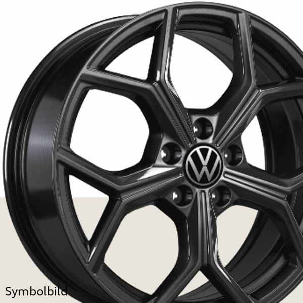 Volkswagen Original Leichtmetallfelge, Huntsville, schwarz