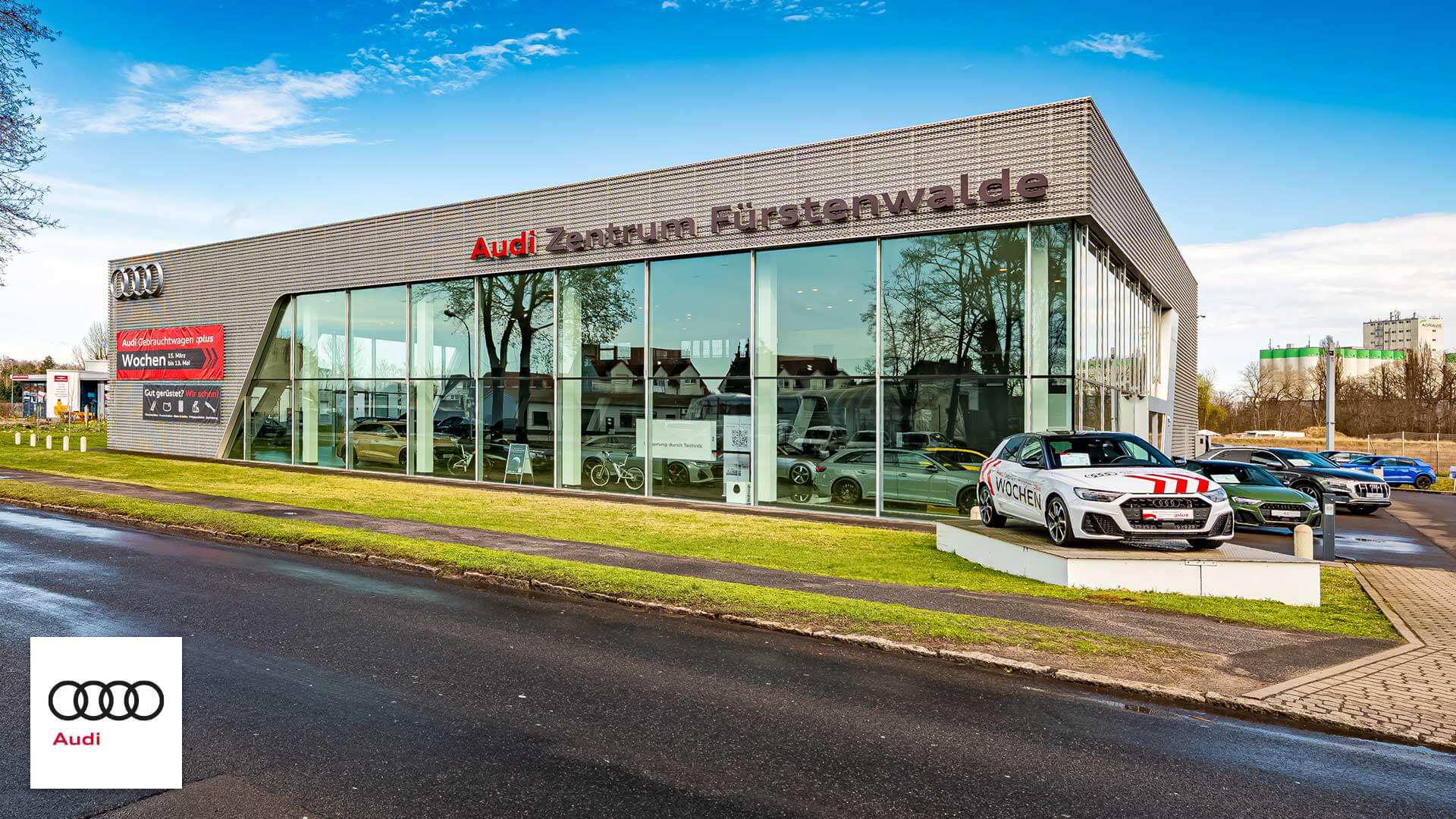 Außenansicht des Standortes Fürstenwalde der ZEMKE Autohaus Bernau GmbH
