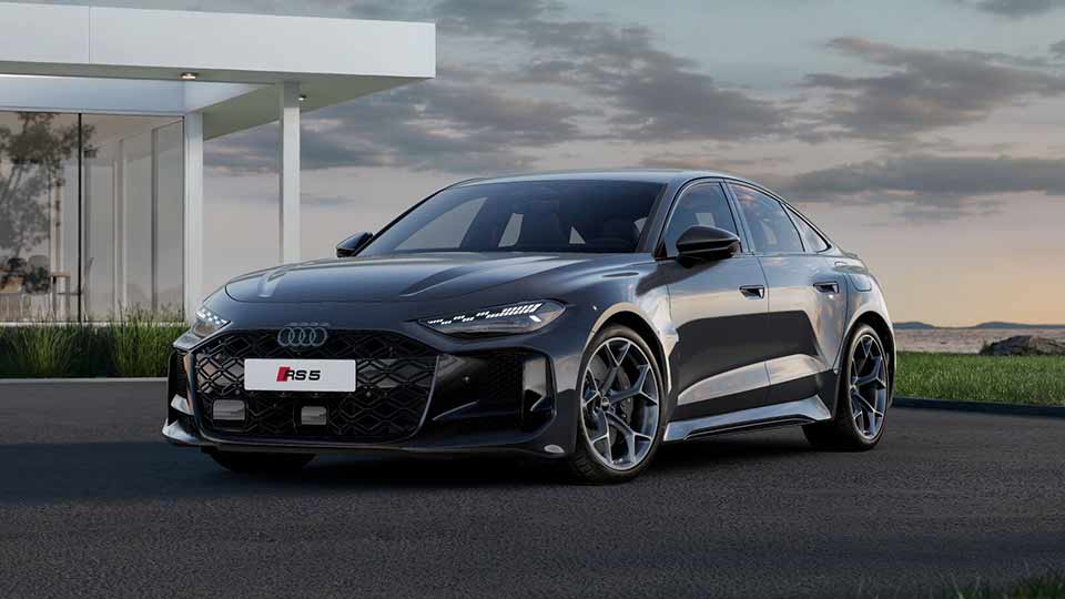 Audi RS 5 Limousine, grau, Frontansicht