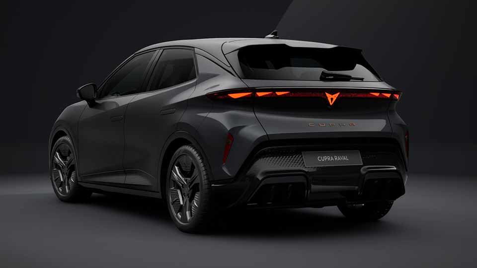 CUPRA Raval, grau, Heckansicht