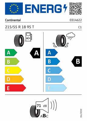 Reifenlabel Volkswagen ID.3 Neo