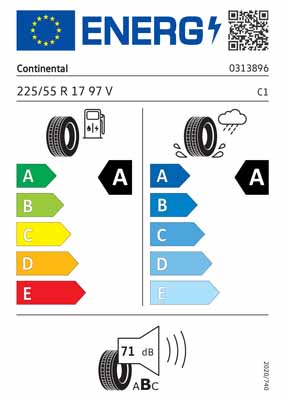 Reifenlabel Volkswagen T-Roc Style Hybrid