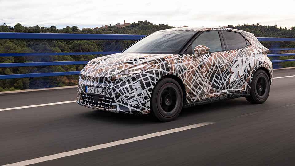 CUPRA Raval, Studie, Seitenansicht